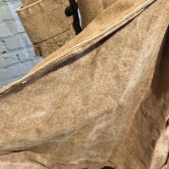 VTG The Australian Outback Collection Oilskin Drover Duster Jacket Mens Unisex S - Picture 14 of 16